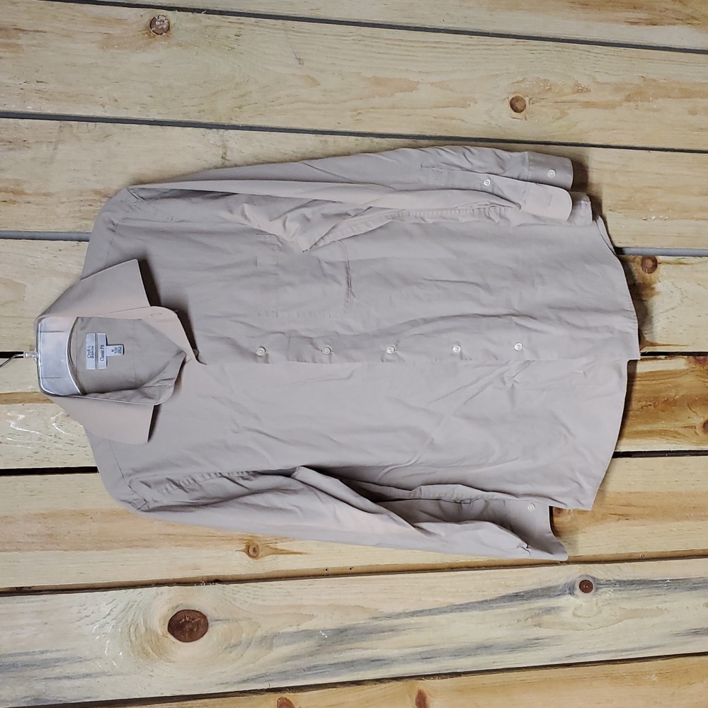 Mens Croft & Barrow Button Down Dress Shirt Size M